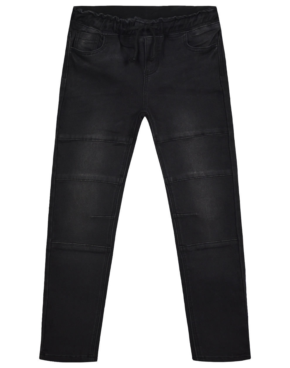 OEM Ελαστικό τζην παντελόνι για αγόρι με λάστιχο - ΜΑΥΡΟ ΤΖΗΝ 12-123102-2