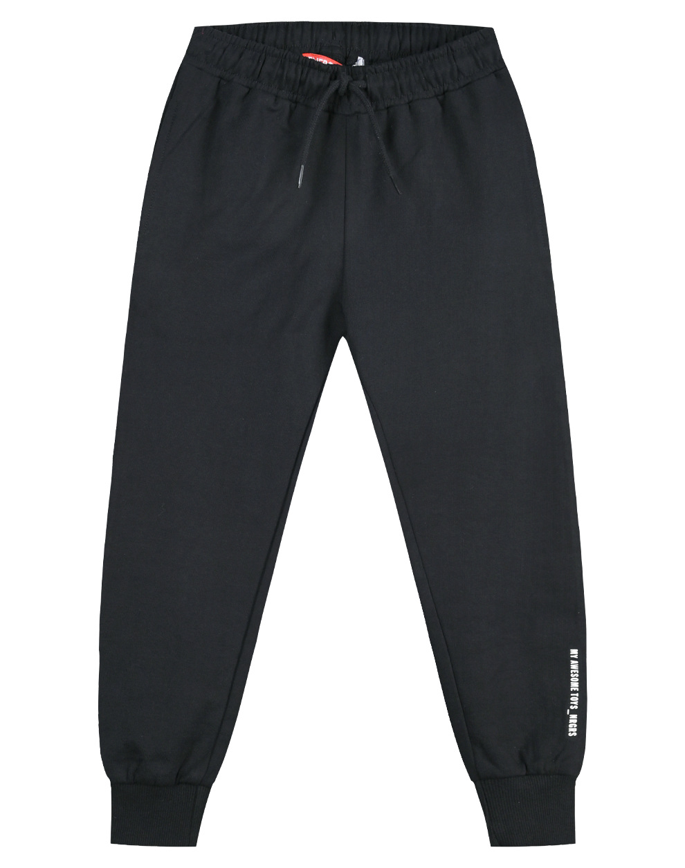 OEM Παντελόνι Joggers αχνούδιαστο, με λάστιχο στη μέση για αγόρι - ΑΝΘΡΑΚΙ 12-123165-2