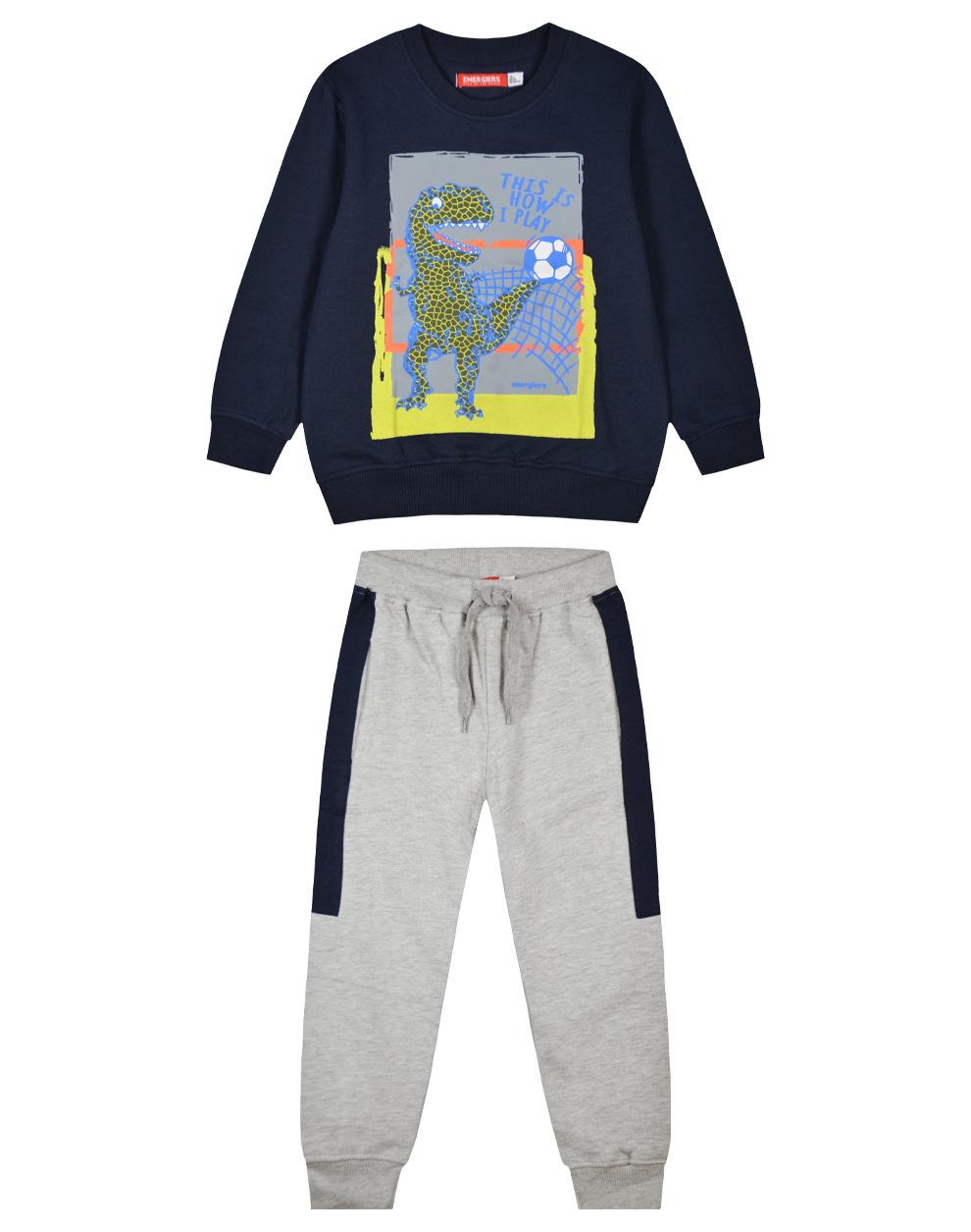 OEM Φούτερ φόρμα με τύπωμα για αγόρι - ΜΕΛΑΝΖΕ 12-123177-0