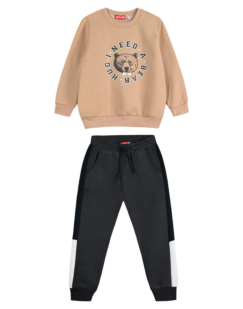 OEM Φούτερ φόρμα με τύπωμα για αγόρι - ΑΝΘΡΑΚΙ 12-123184-0