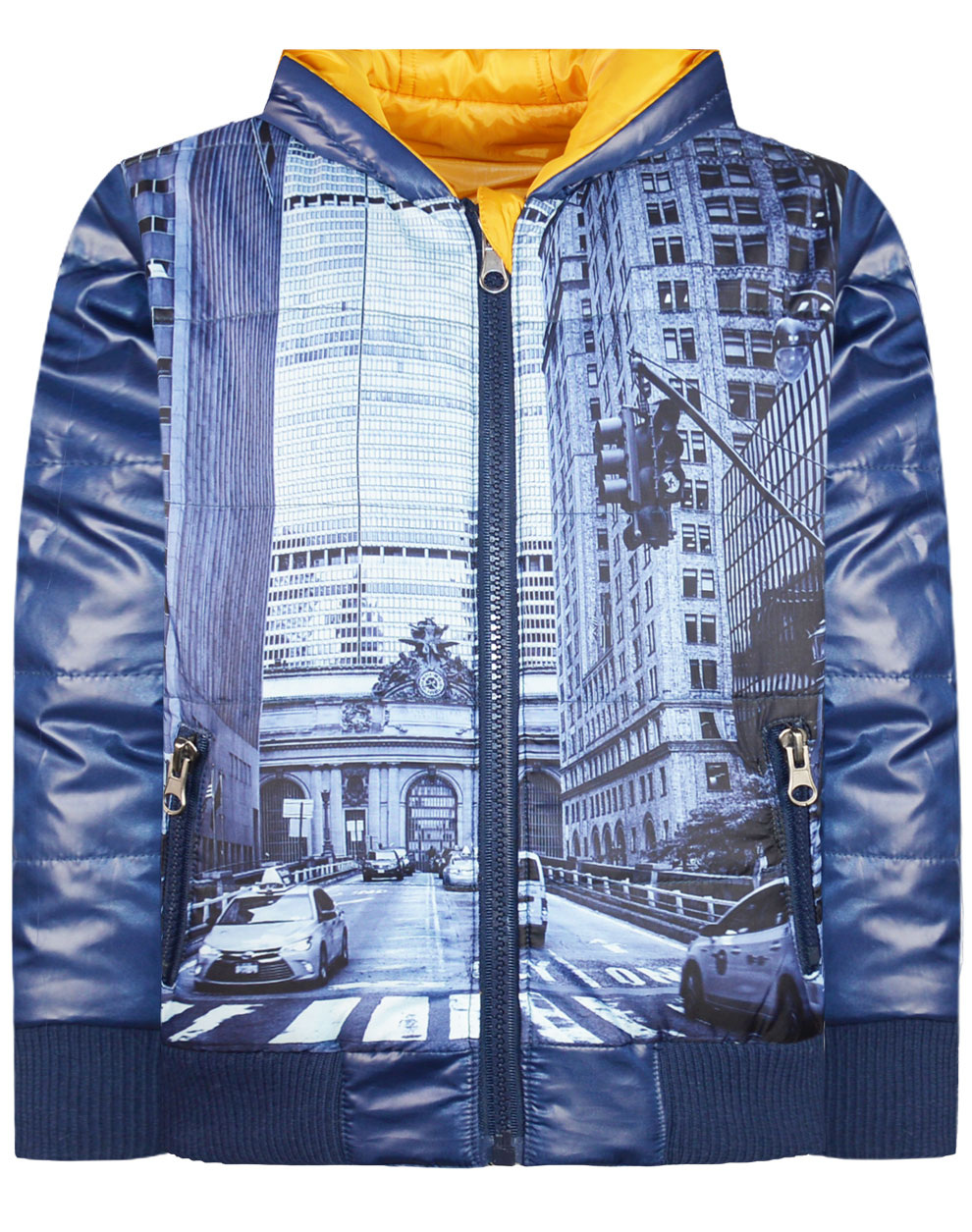 Τζάκετ με λάστιχο στη μέση διπλής όψης για αγόρι - ΜΑΡΕΝ 12-121101-1 φωτογραφία