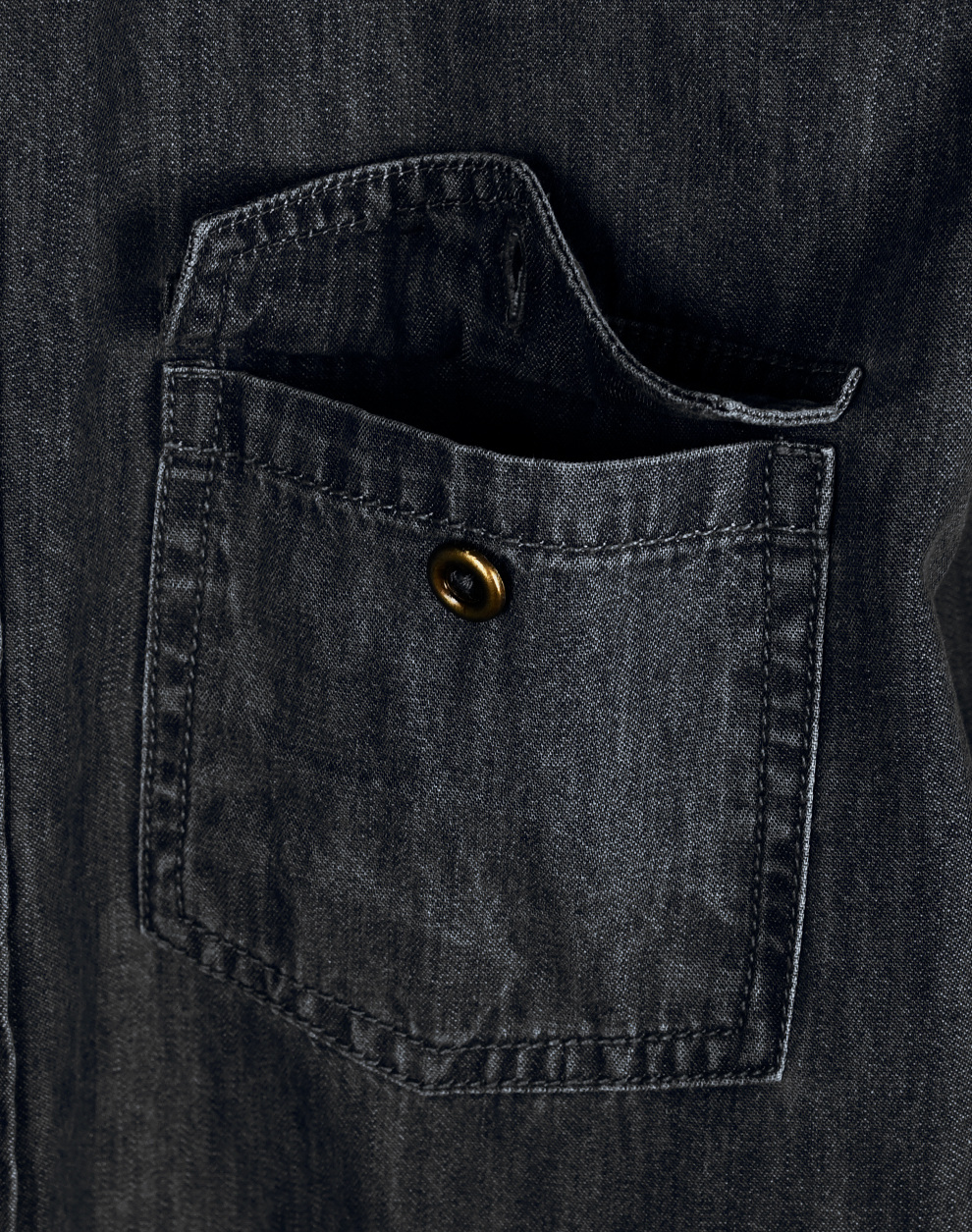 Τζην πουκάμισο, αγόρι - ΜΑΥΡΟ ΤΖΗΝ 12-123105-4 φωτογραφία