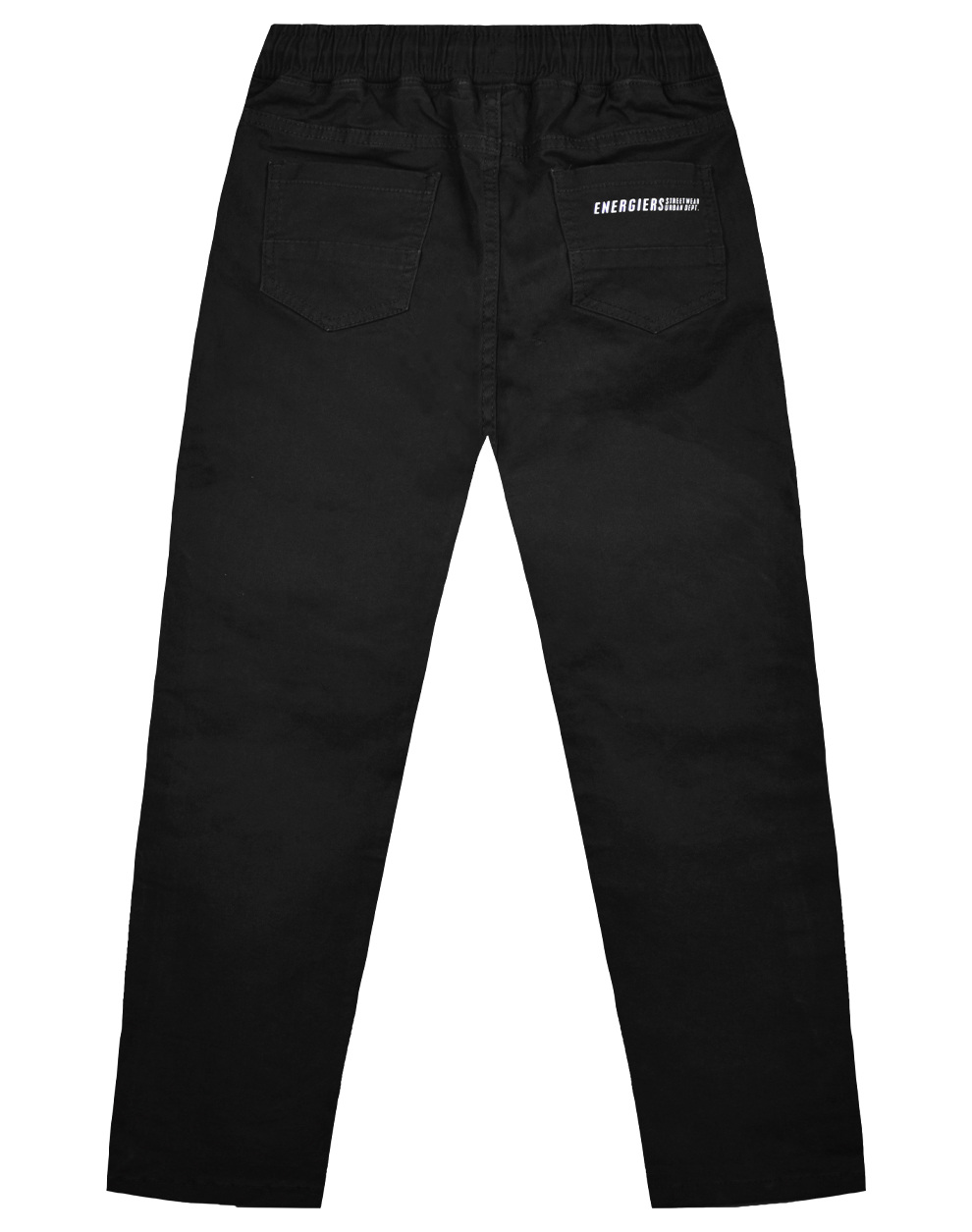 Ελαστικό παντελόνι για αγόρι 5τσεπο με ελαστικό ζωνάκι και κορδόνι στη μέση.. - ΜΑΥΡΟ 12-123109-2 φωτογραφία