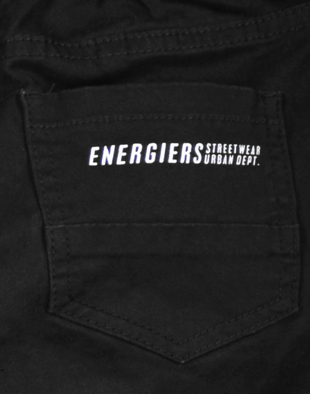 Ελαστικό παντελόνι για αγόρι 5τσεπο με ελαστικό ζωνάκι και κορδόνι στη μέση.. - ΜΑΥΡΟ 12-123109-2 φωτογραφία