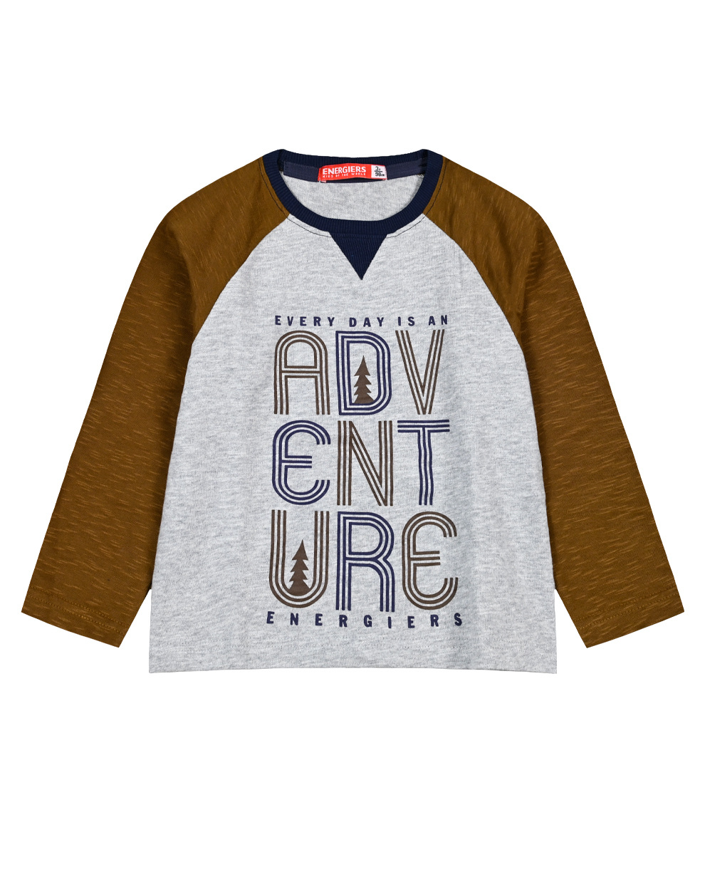 Βαμβακερή μπλούζα με τύπωμα, αγόρι - 1 έτους, ΜΕΛΑΝΖΕ εικόνα 1