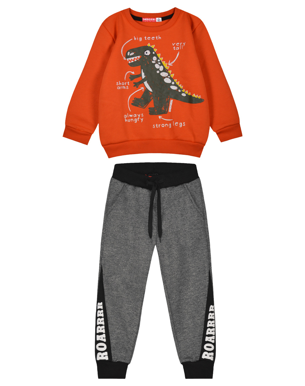 Φούτερ φόρμα με  τύπωμα για αγόρι - 1 έτους, ΚΑΡΟΤΙ εικόνα 1