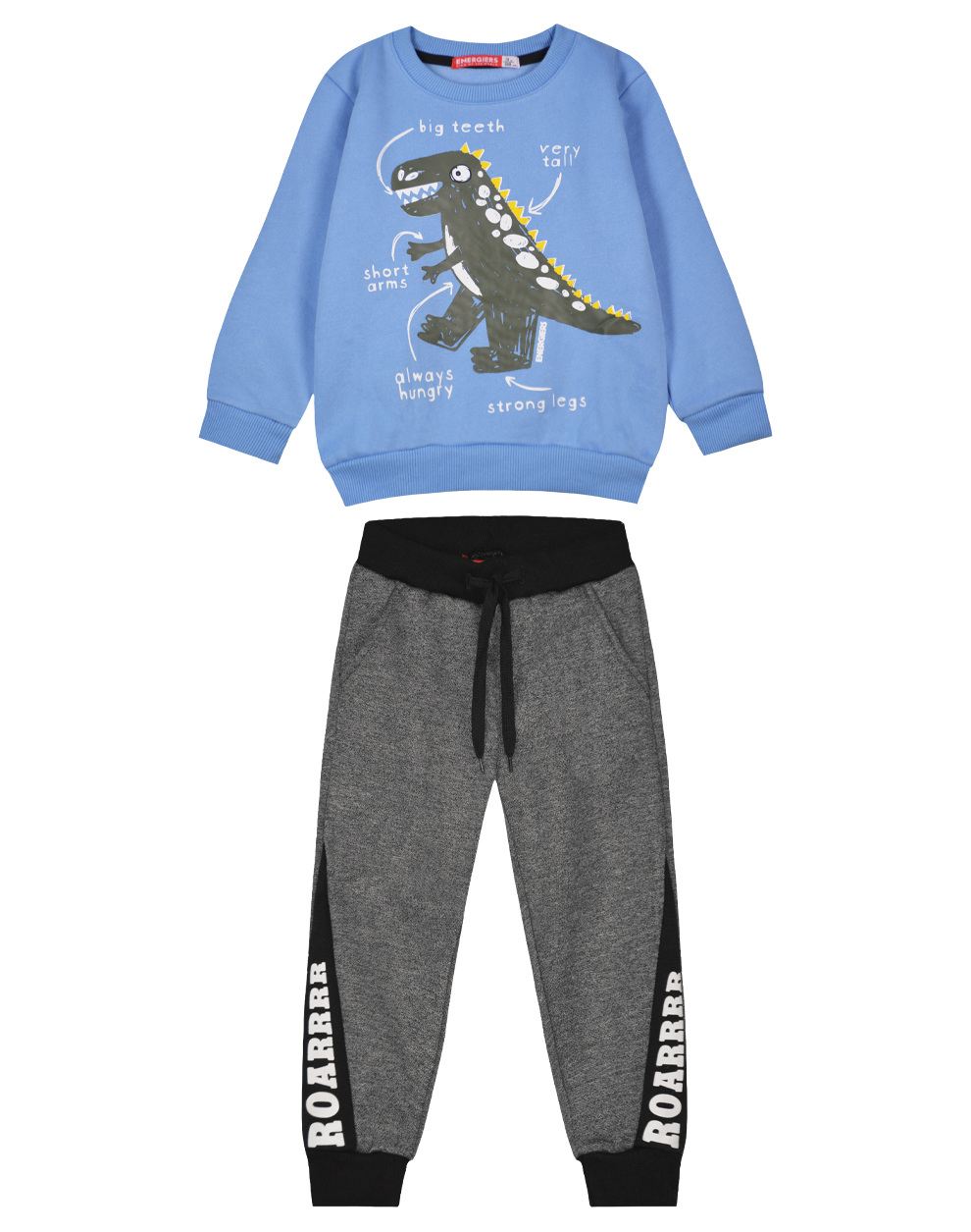 Φούτερ φόρμα με  τύπωμα για αγόρι - 1 έτους, ΓΑΛΑΖΙΟ εικόνα 1