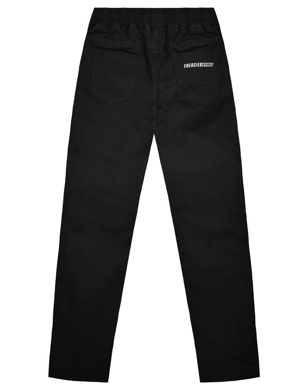 Ελαστικό βαμβακερό παντελόνι με ελαστικό ζωναράκι για αγόρι - ΜΑΥΡΟ 13-123009-2 φωτογραφία