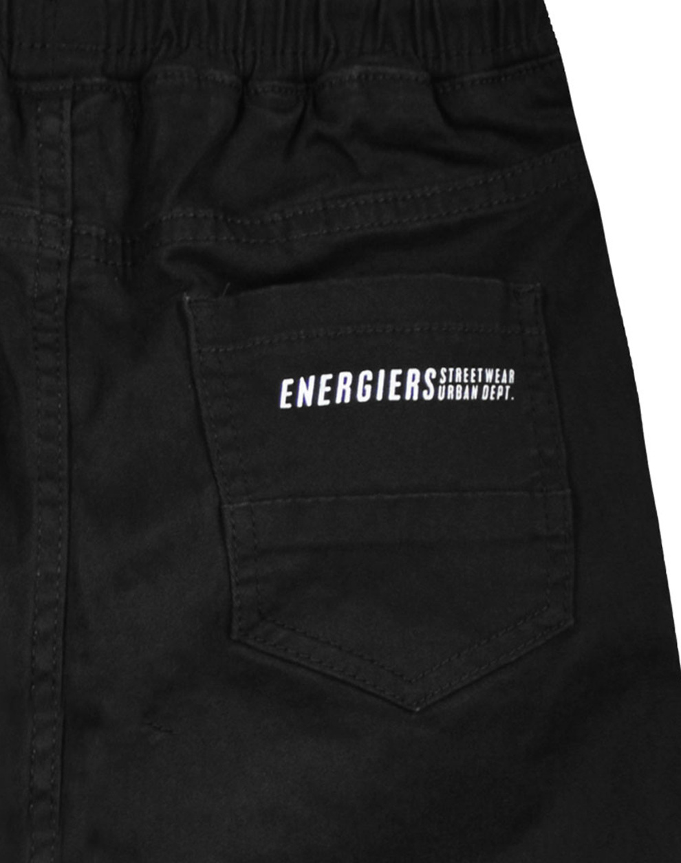 Ελαστικό βαμβακερό παντελόνι με ελαστικό ζωναράκι για αγόρι - ΜΑΥΡΟ 13-123009-2 φωτογραφία