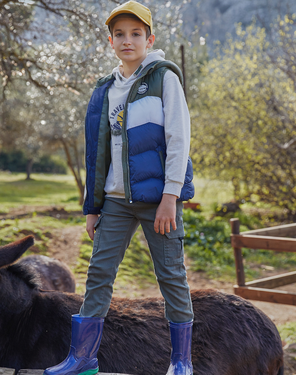 Ελαστικό Cargo παντελόνι για αγόρι - ΜΑΥΡΟ 13-123010-2 φωτογραφία