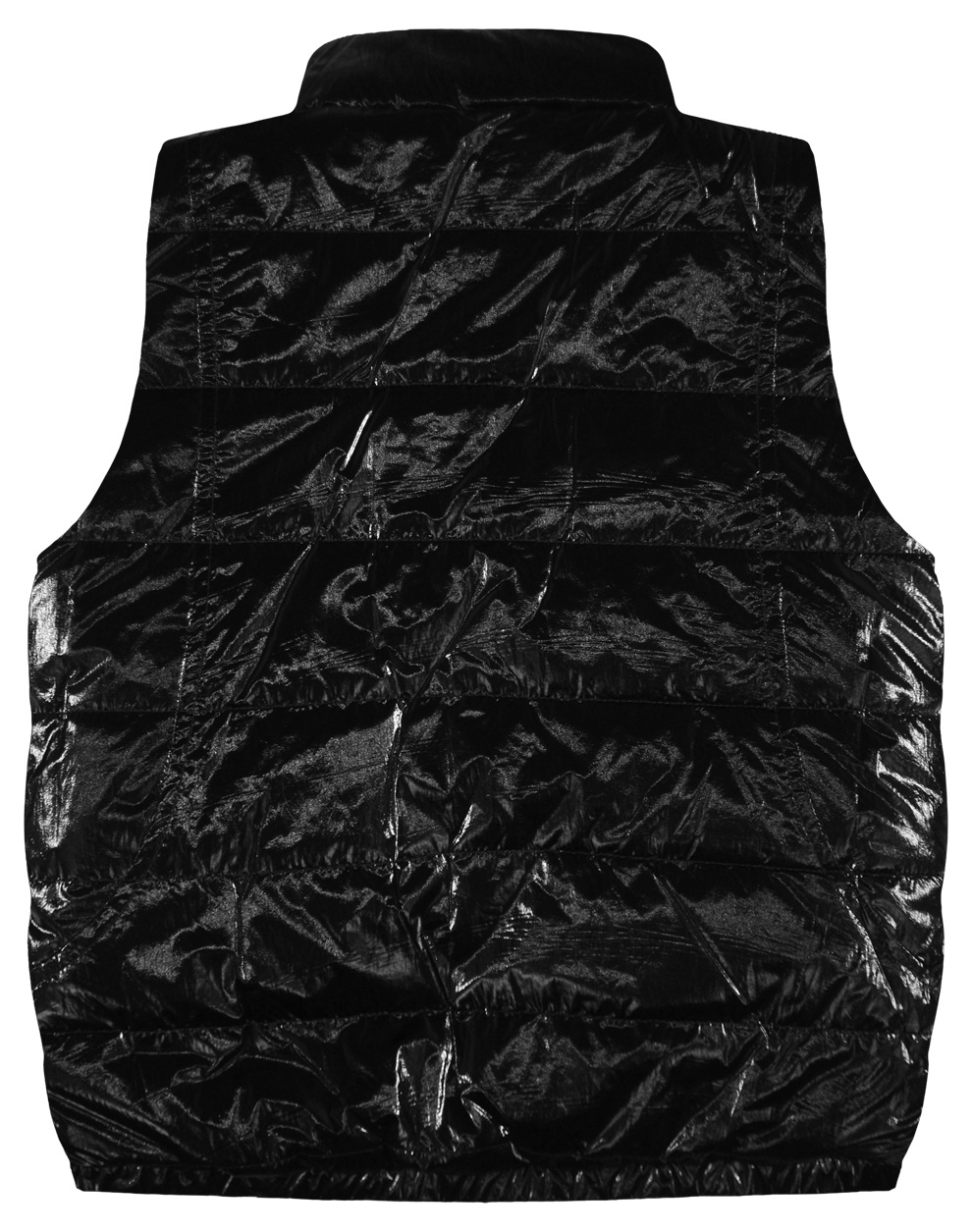 Μεταλιζέ αμάνικο καπιτονέ μπουφάν διπλής όψης για κορίτσι - ΧΡΥΣΟ 15-123315-1 φωτογραφία