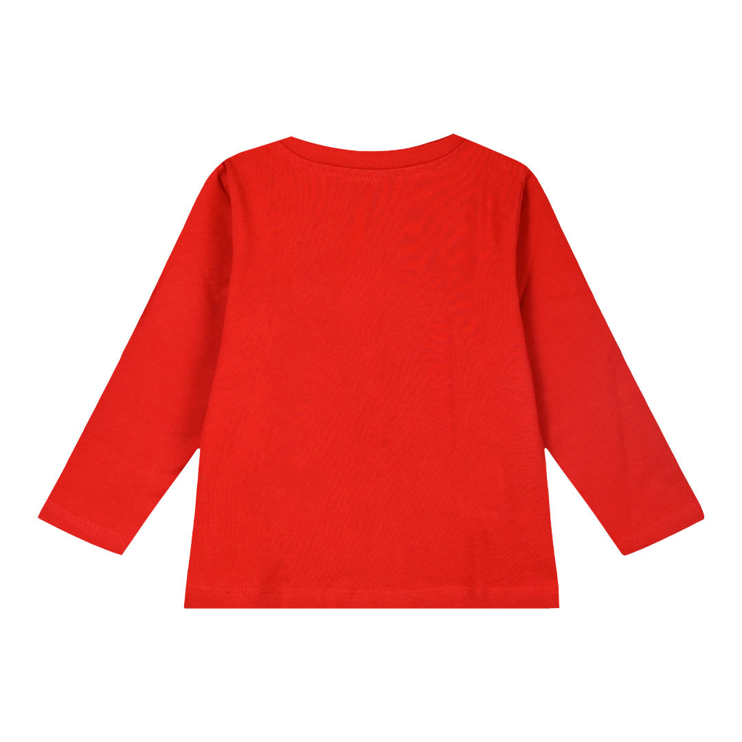 Χριστουγεννιάτική μακό μπλούζα με χριστουγεννιάτικο pattern για κορίτσι - ΚΟΚΚΙΝΟ 15-124381-5 φωτογραφία