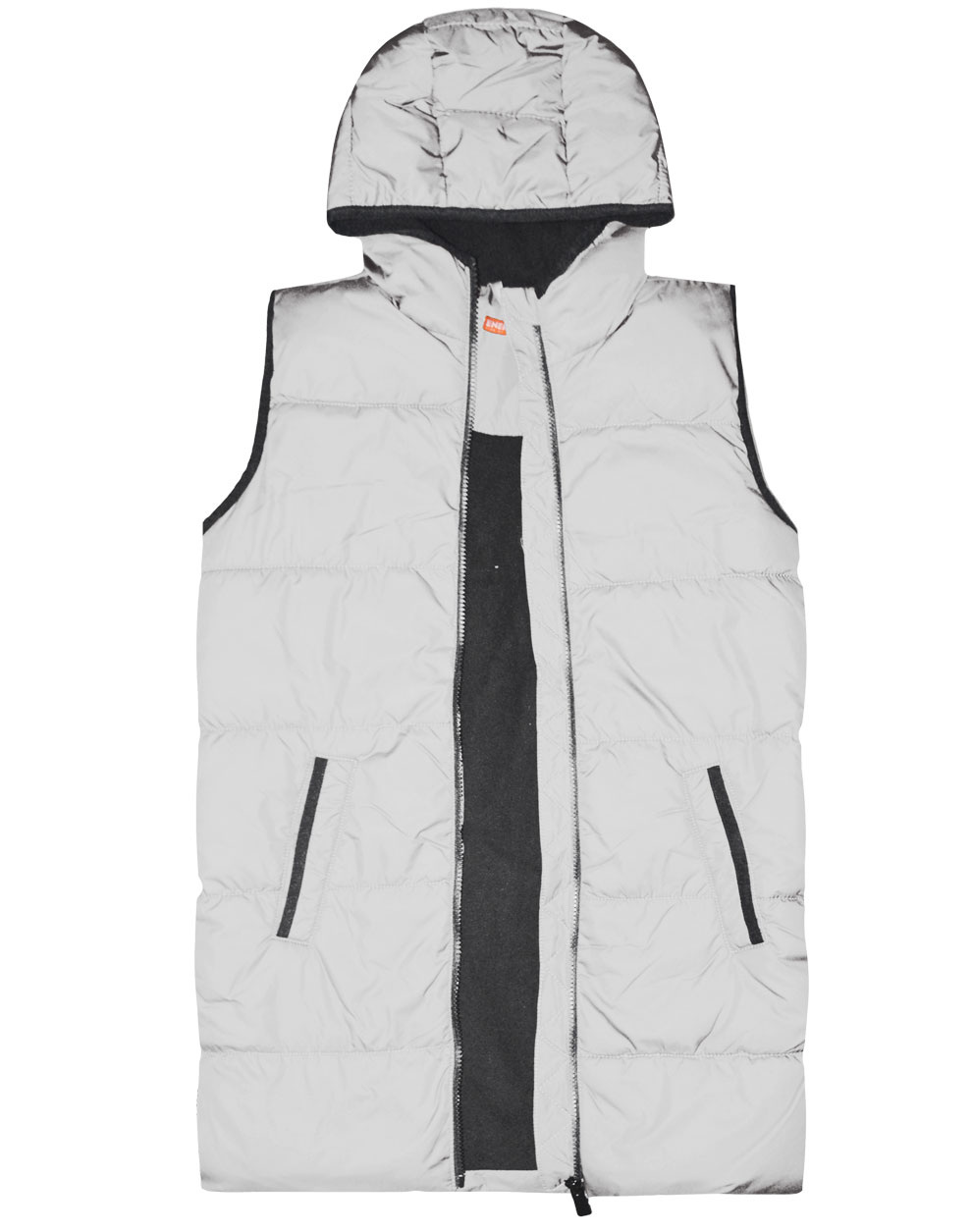 Μακρύ αμάνικο γιλέκο - Λευκό 16-122219-1 φωτογραφία