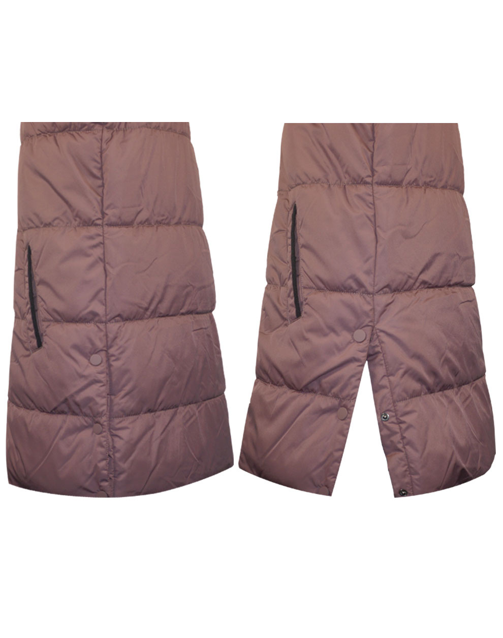 Μακρύ αμάνικο γιλέκο - Λευκό 16-122219-1 φωτογραφία