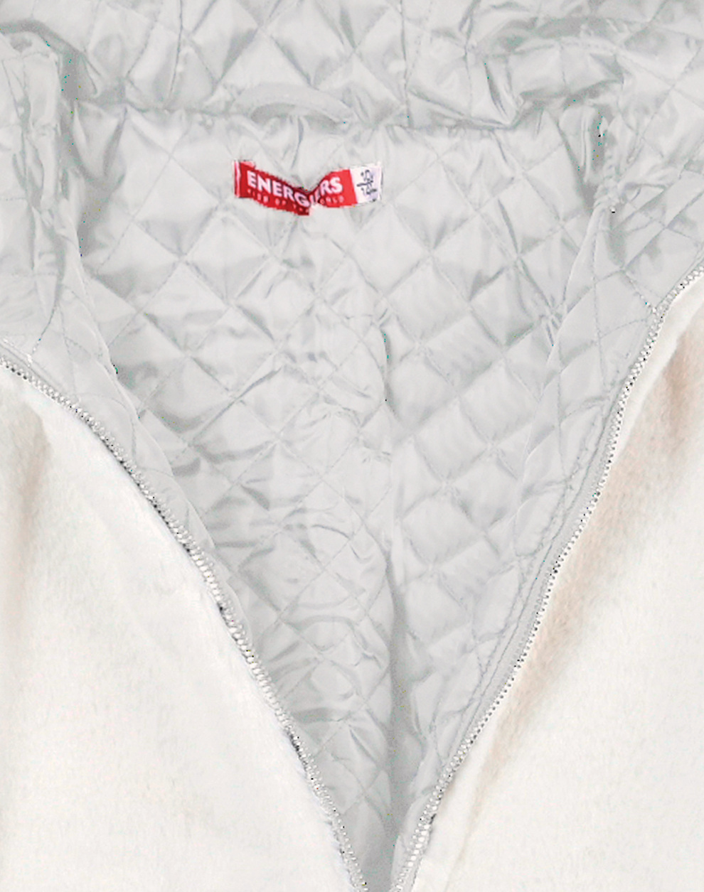 Μπουφάν από συνθετική γούνα με κουκούλα για κορίτσι - Εκρού 16-123203-1 φωτογραφία