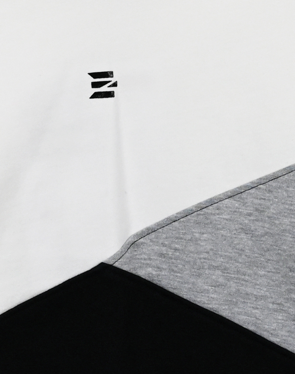 Σετ τρίχρωμη φούτερ μπλούζα με κουκούλα με μακρύ κολάν για κορίτσι - ΜΑΥΡΟ 16-123278-0 φωτογραφία