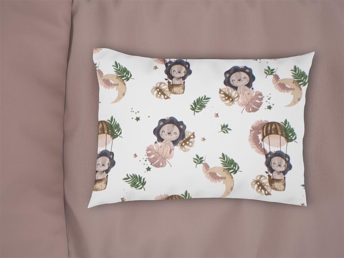 DimCol Μαξιλαροθήκη Bebe Φάκελος Βαμβακερή 35x45εκ. Lion 532 Beige DimCol