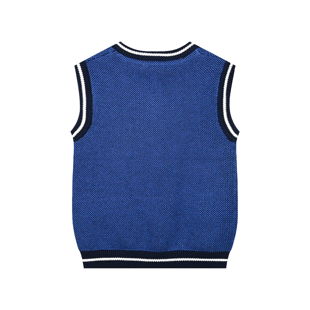 Πλεκτό γιλέκο πουλόβερ για αγόρι - ΜΑΡΕΝ 12-124108-6 φωτογραφία