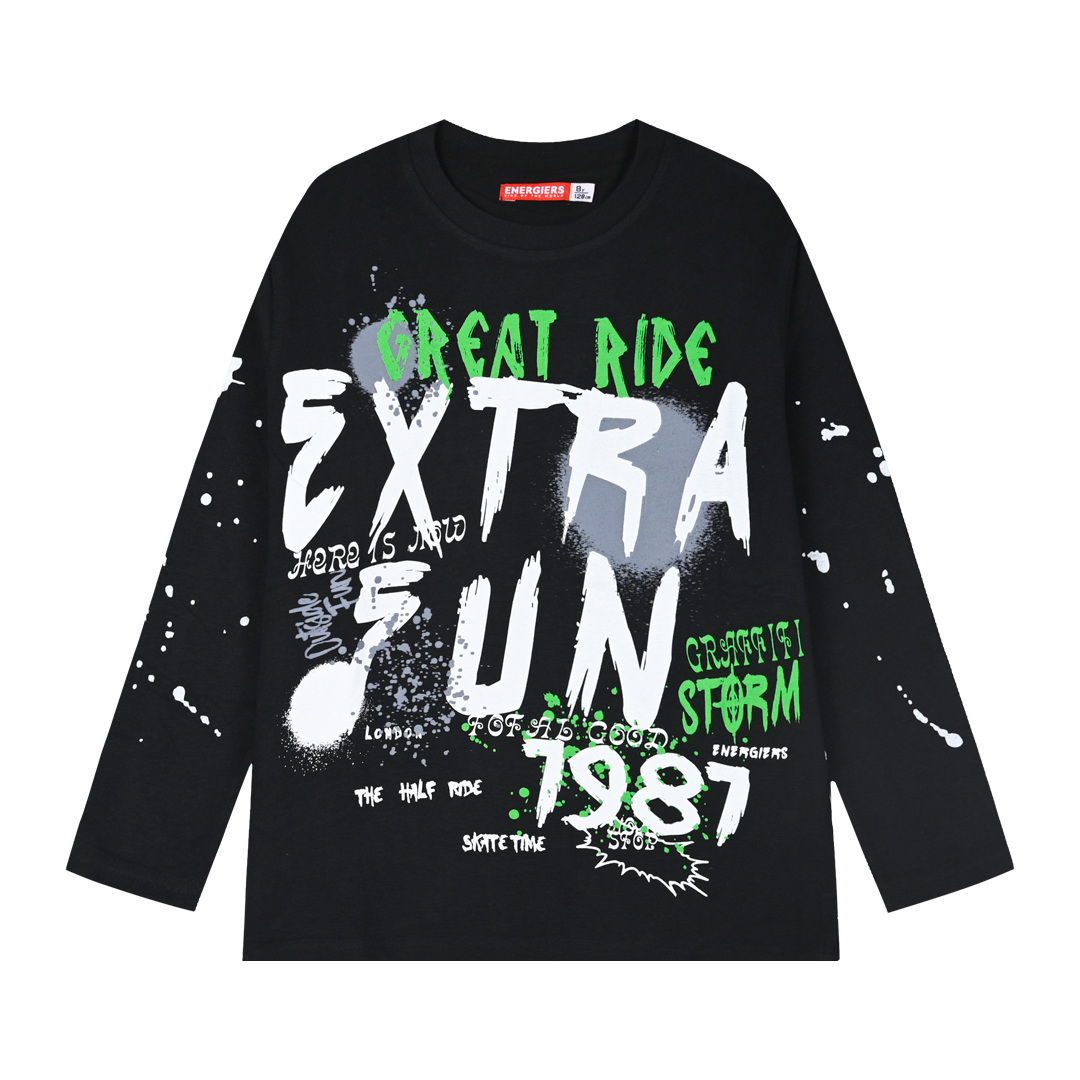 Μακό μακρυμάνικο για αγόρι - 16 ετών, ΜΑΥΡΟ εικόνα 1