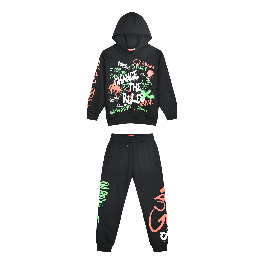 energiers Σετ φούτερ φόρμα για αγόρι - ΜΑΥΡΟ 13-124037-0