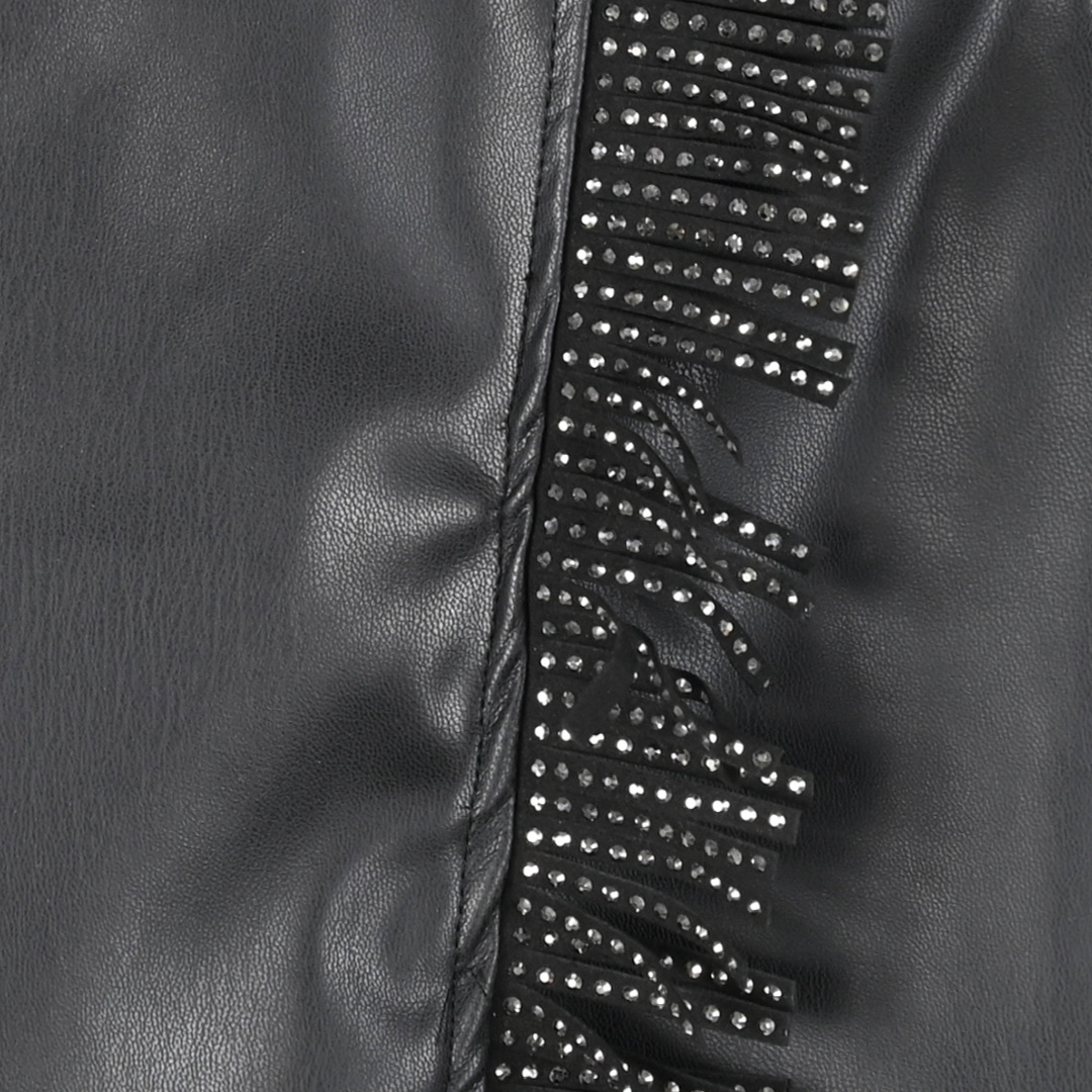 Δερματίνη φούστα για κορίτσι - ΜΑΥΡΟ 15-124300-3 φωτογραφία