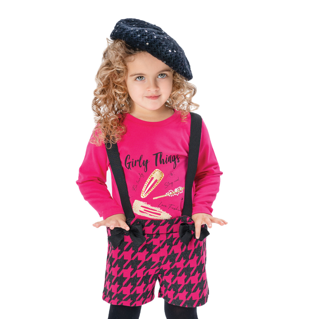 Πιε ντε πουλ σορτς για κορίτσι - ΜΠΕΖ 15-124311-2 φωτογραφία