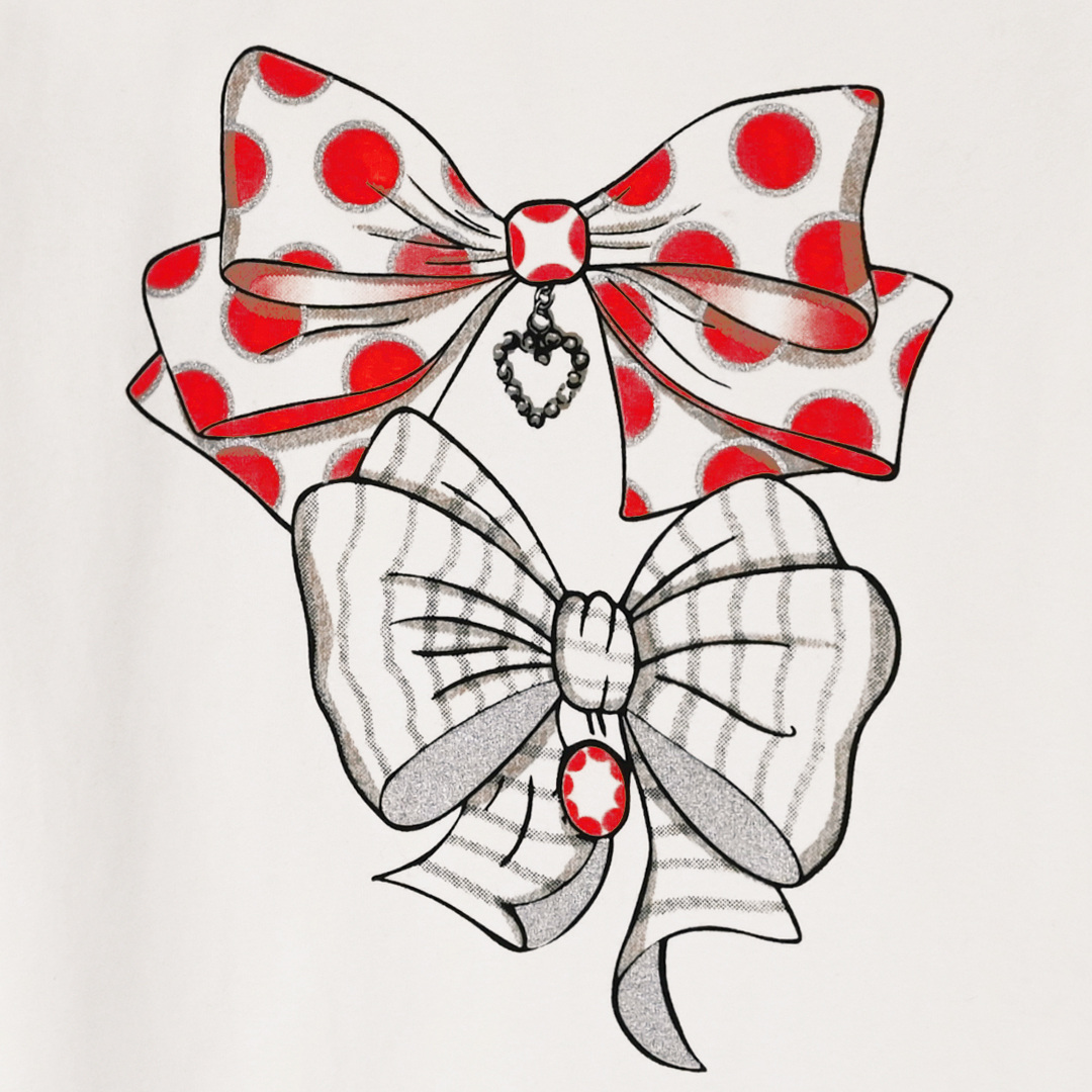 Μακό μπλούζα με τύπωμα με για κορίτσι - ΚΟΚΚΙΝΟ 15-124330-5 φωτογραφία