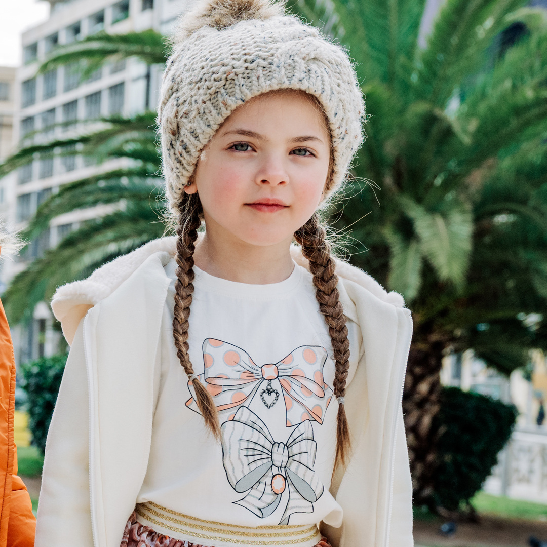 Μακό μπλούζα με τύπωμα με για κορίτσι - ΚΟΚΚΙΝΟ 15-124330-5 φωτογραφία