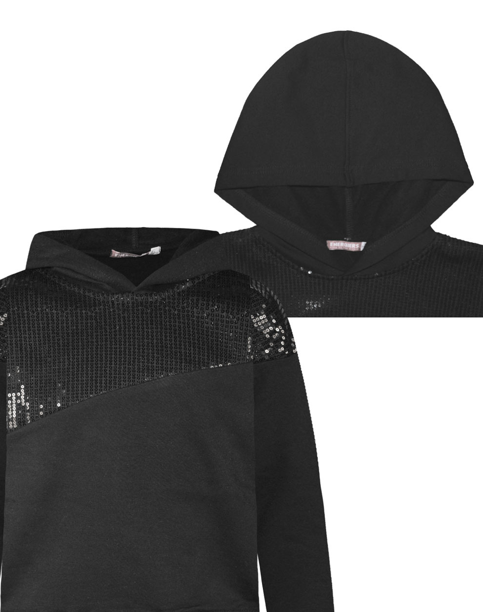 Φούτερ μπλούζα - ΜΑΥΡΟ 16-122208-5 φωτογραφία