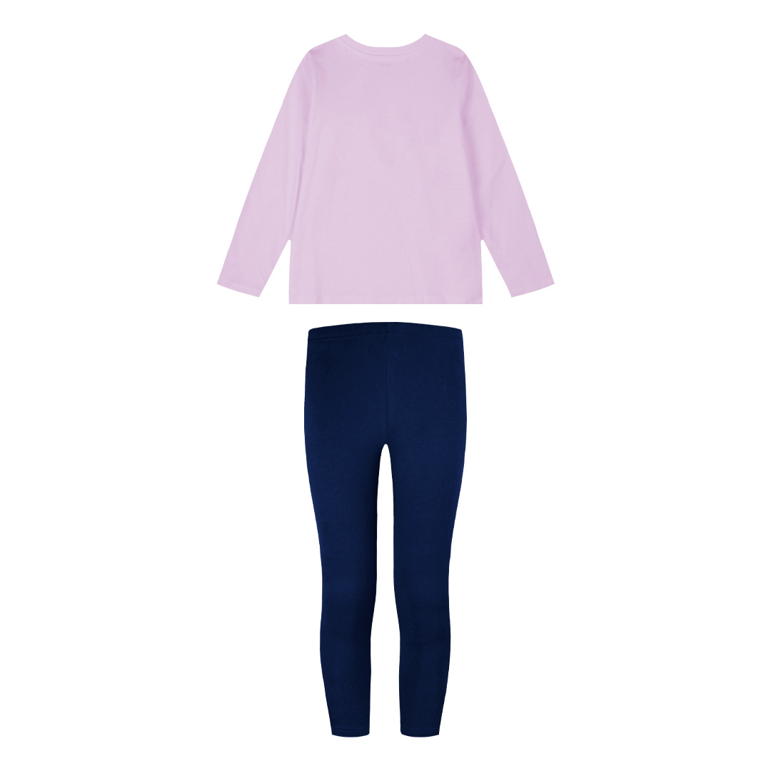 Σετ μακό μπλούζα με τύπωμα και κολάν για κορίτσι - ΜΑΥΡΟ 16-124268-0 φωτογραφία