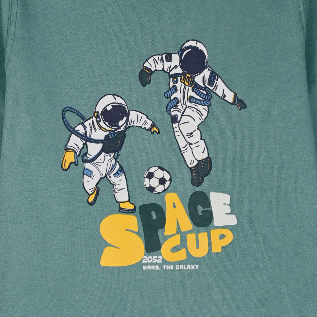 Πυζάμα με τύπωμα glow in the dark για αγόρι - ΜΕΛΑΝΖΕ 32-124101-9 φωτογραφία