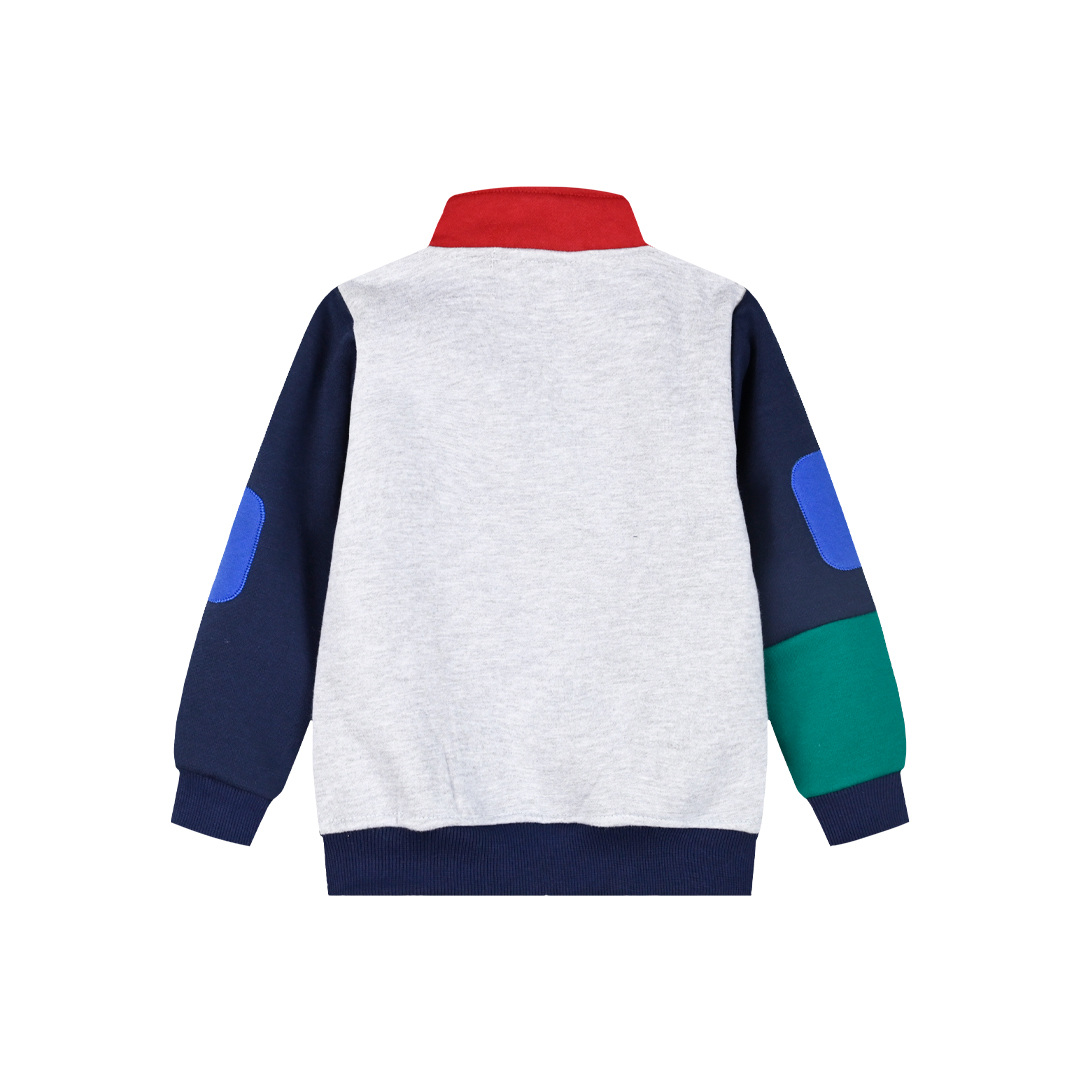 Ζακέτα φούτερ πολύχρωμη για αγόρι - ΜΕΛΑΝΖΕ 12-124101-5 φωτογραφία