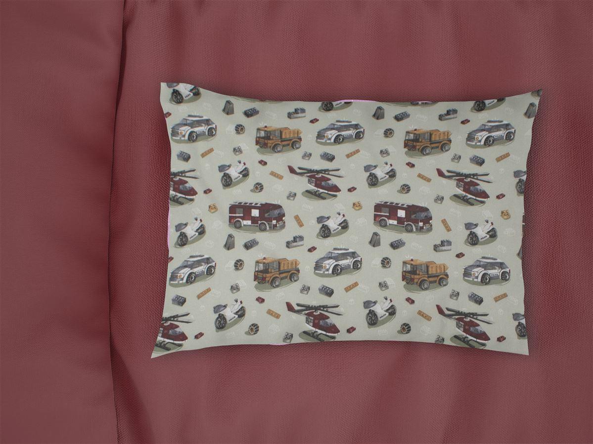 DimCol Μαξιλαροθήκη Παιδική Φανελένια 50x70εκ. Toys 47 Olive DimCol