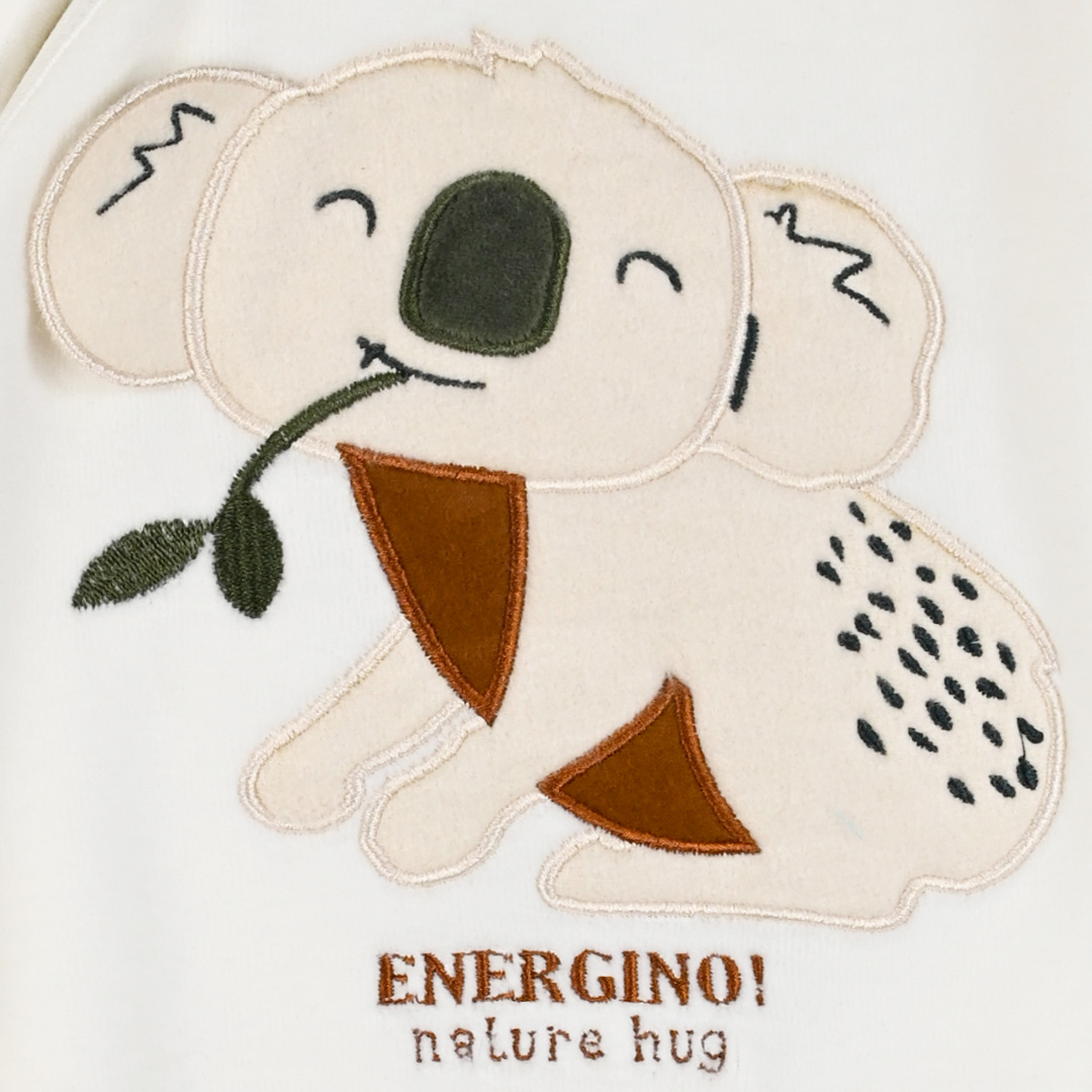 Βρεφικό βελουτέ φορμάκι για αγόρι (0 &amp;#8211; 12 μηνών) - Εκρού 11-124459-9 φωτογραφία