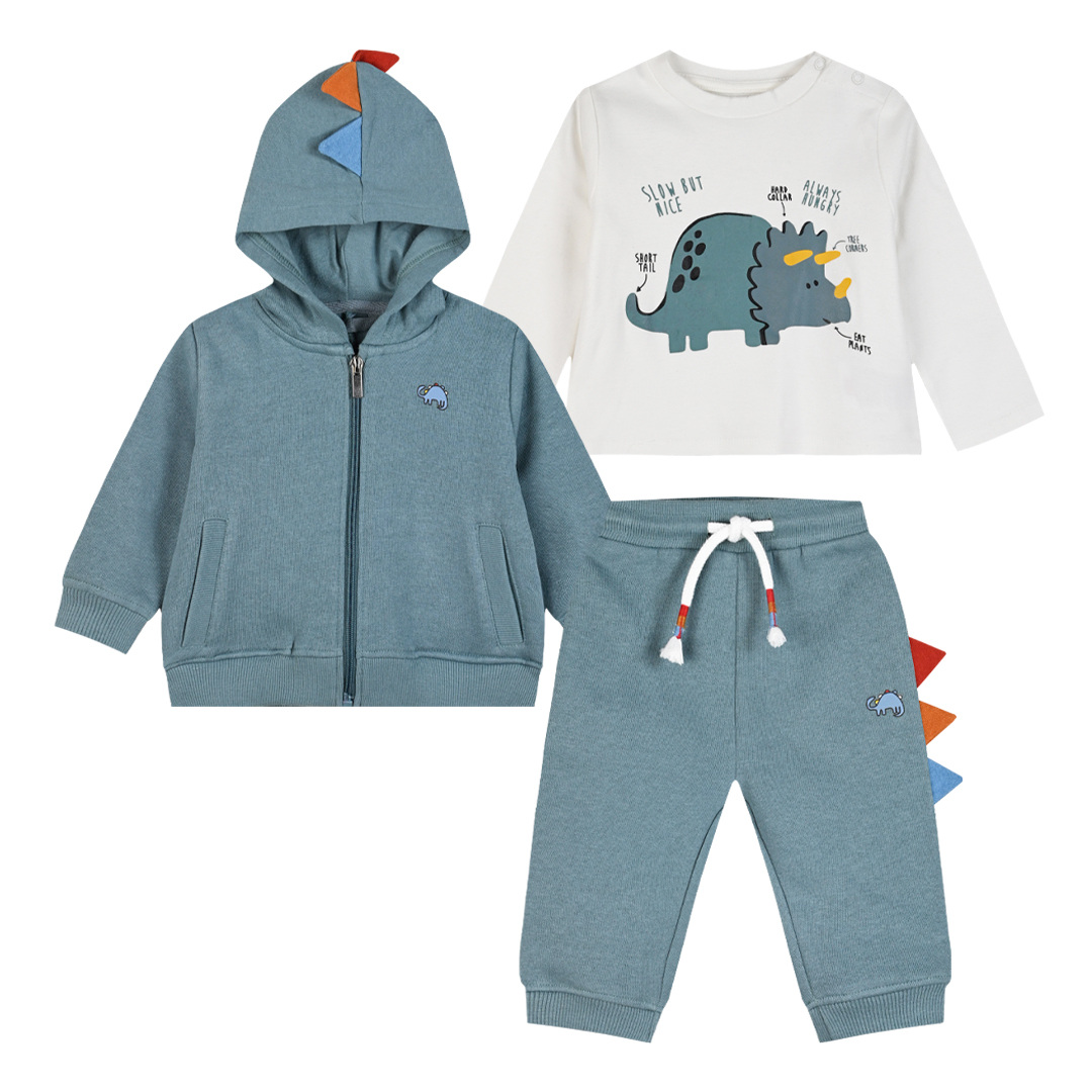 Βρεφικό σετ 3 τεμαχίων για αγόρι (3 &amp;#8211; 24 μηνών) - ΦΥΣΤΙΚΙ 11-124489-0 φωτογραφία