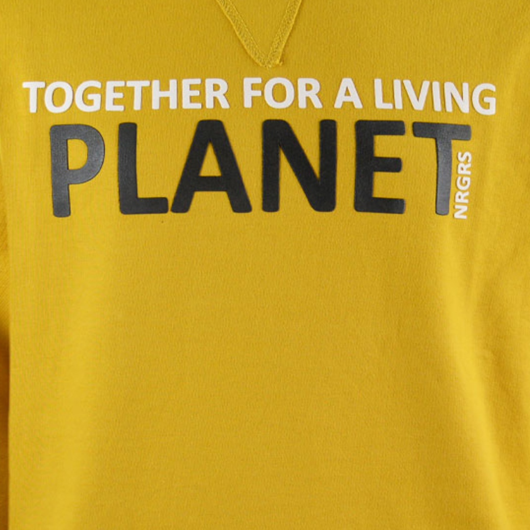 Μπλούζα από αχνούδιαστο φούτερ με τύπωμα για αγόρι - ΜΟΥΣΤΑΡΔΙ 12-122154-0-5 φωτογραφία