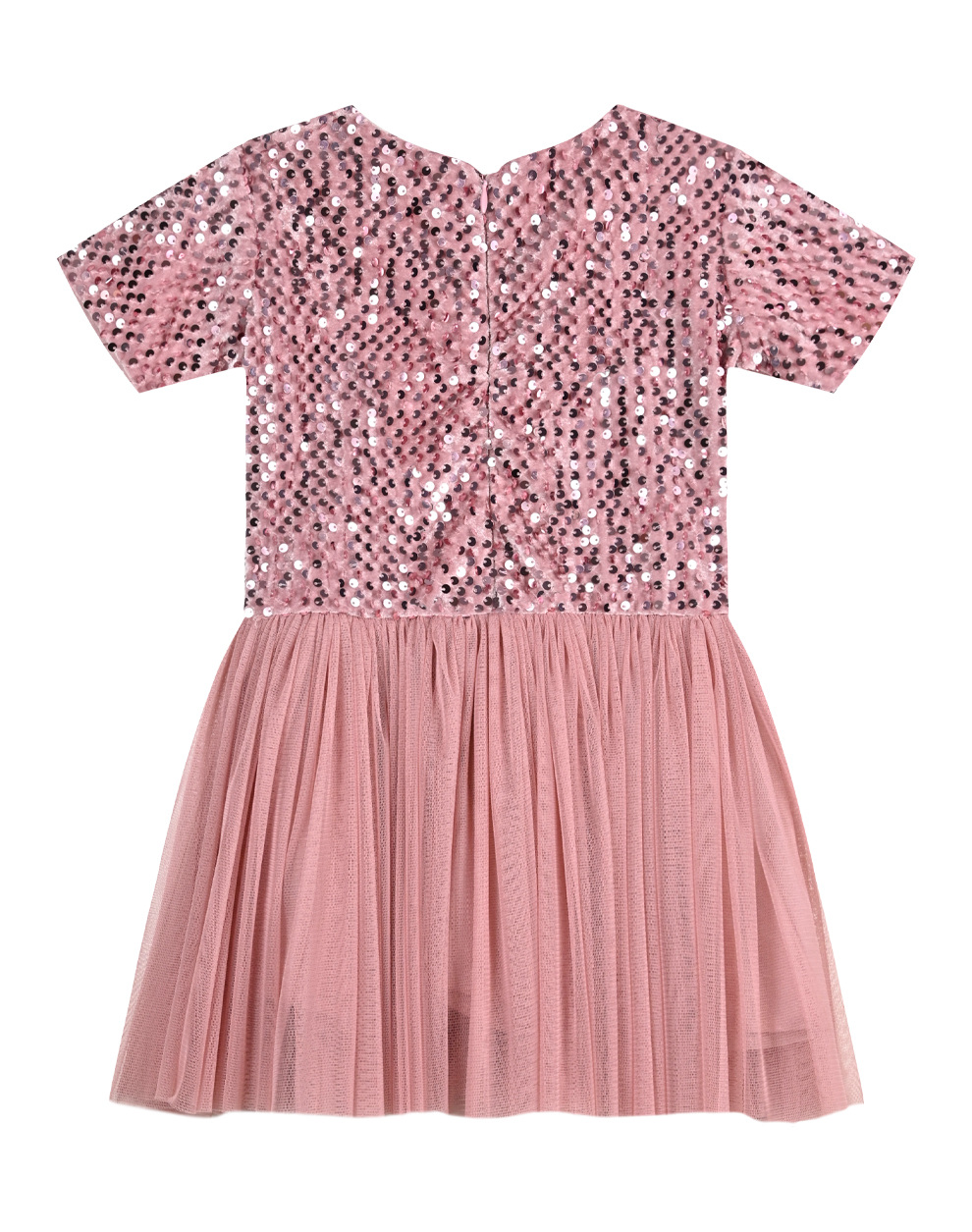 Φόρεμα με παγιέτες και τούλι για κορίτσι. Boutique collection - ΡΑΣΤ 45-123371-7 φωτογραφία