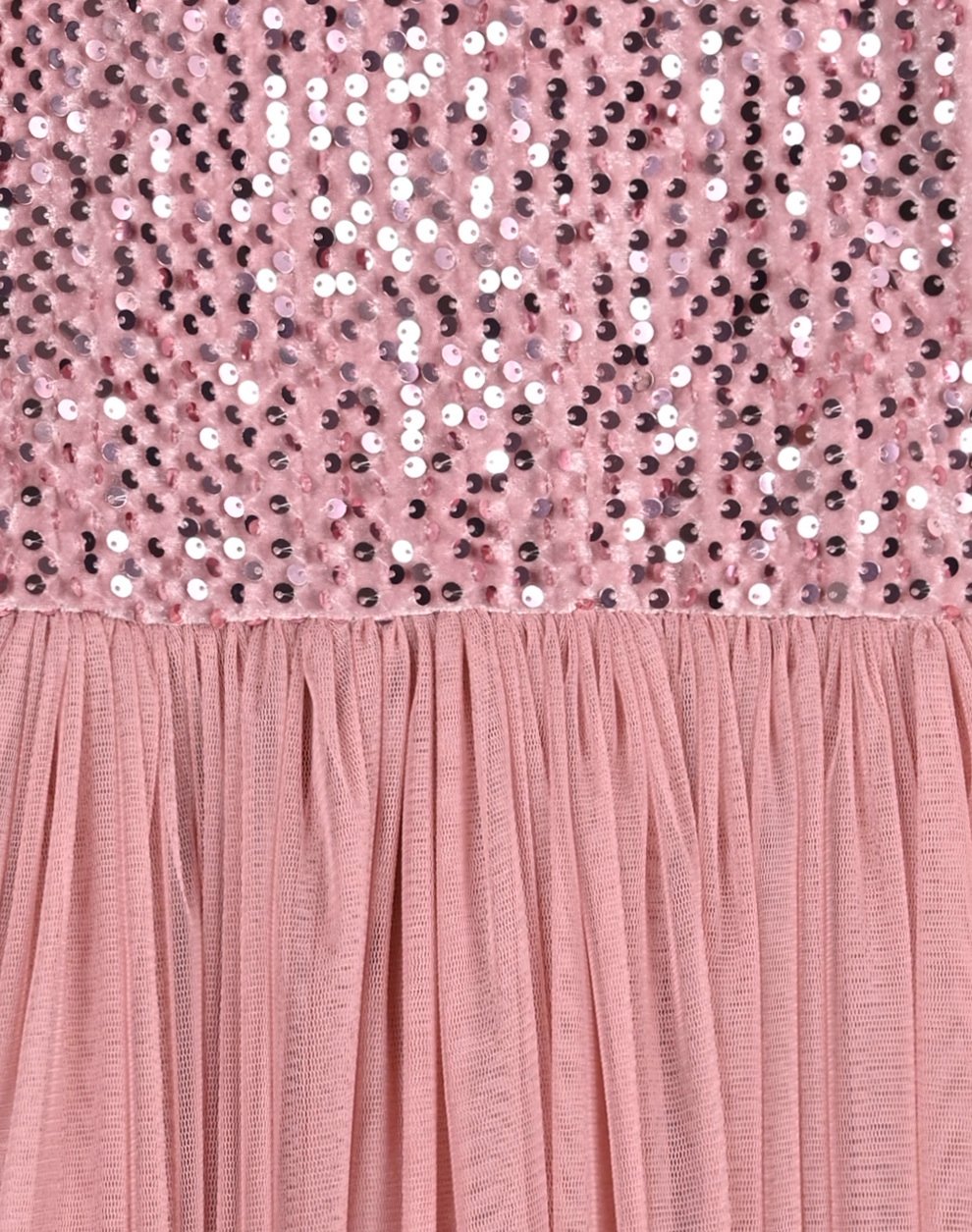 Φόρεμα με παγιέτες και τούλι για κορίτσι. Boutique collection - ΡΑΣΤ 45-123371-7 φωτογραφία