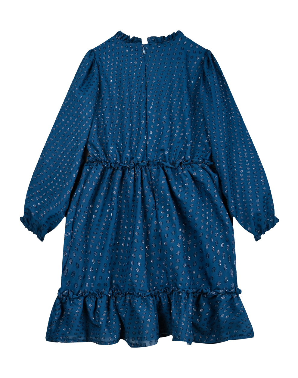 Φόρεμα επίσημο με φραμπαλά για κορίτσι.Boutique collection - ΜΑΥΡΟ 46-123271-7 φωτογραφία