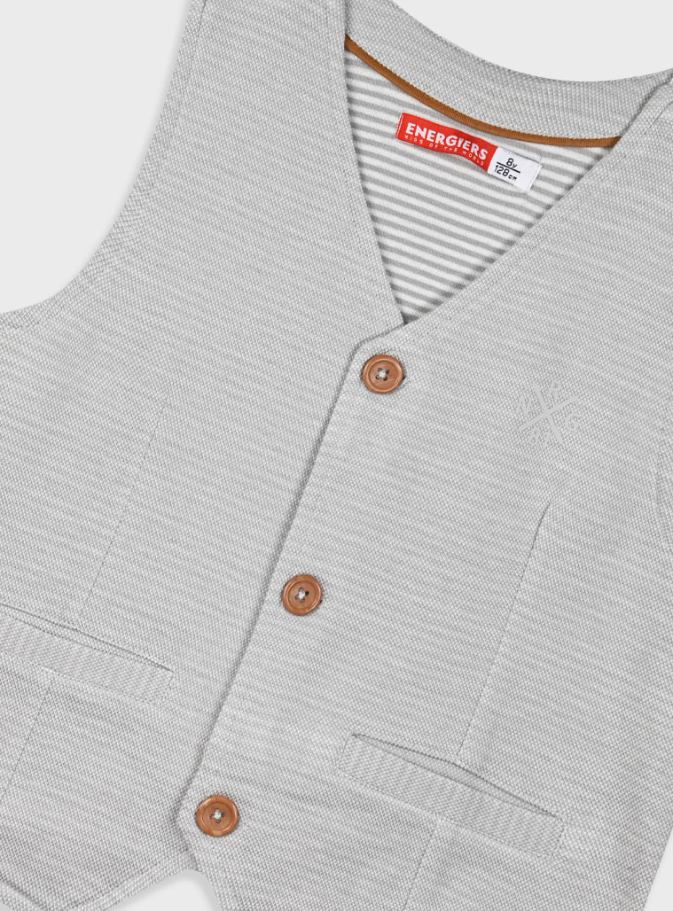 Ζακάρ γιλέκο για αγόρι - ΓΚΡΙ 12-225116-1 φωτογραφία