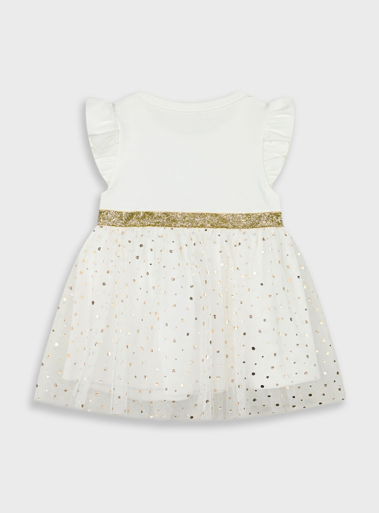 Boutique φόρεμα για βρεφικό κορίτσι - Εκρού 44-225478-7 φωτογραφία