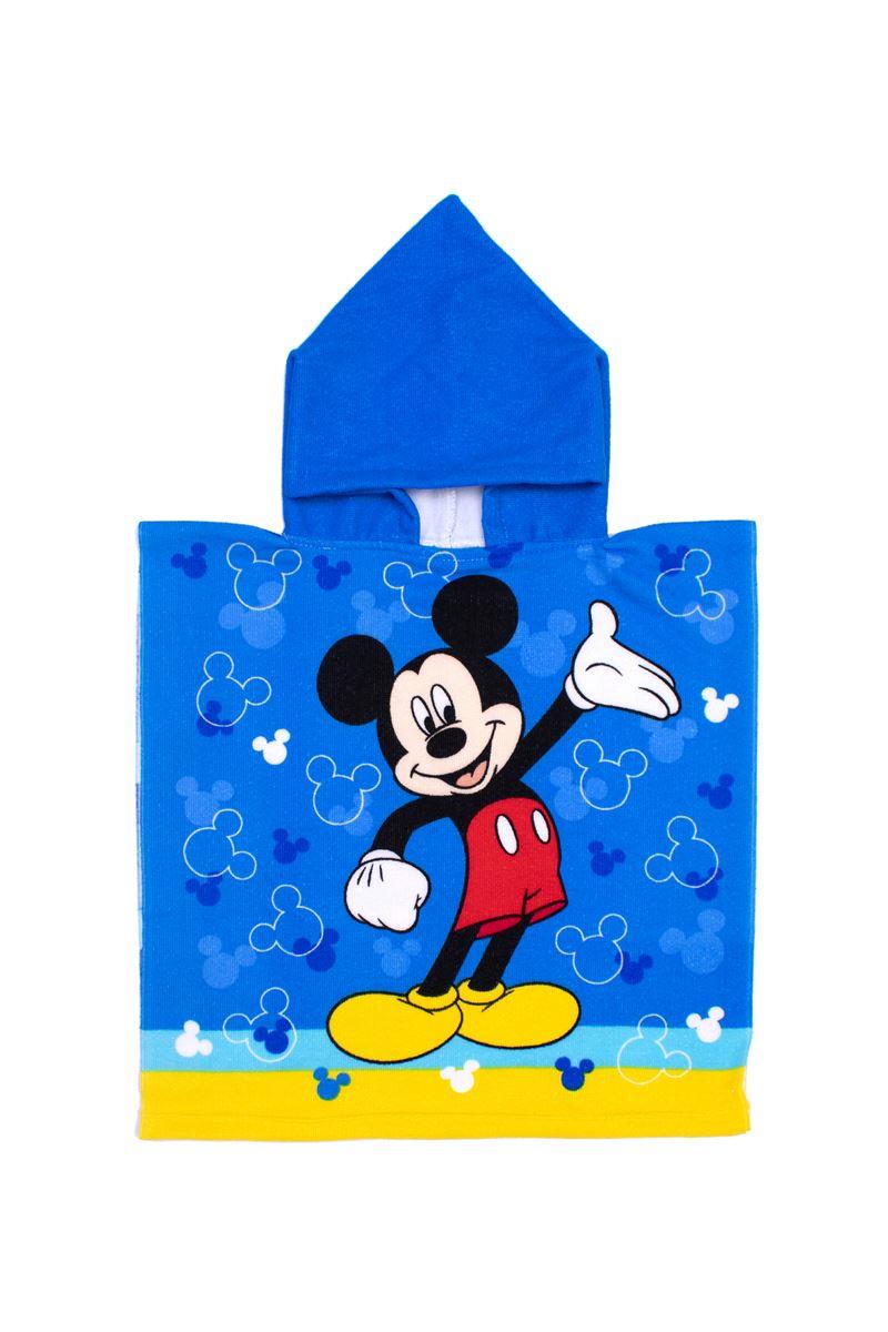DimCol Πόντσο Παιδικό Microfiber 50x100εκ. Mickey 06 Blue Disney DimCol