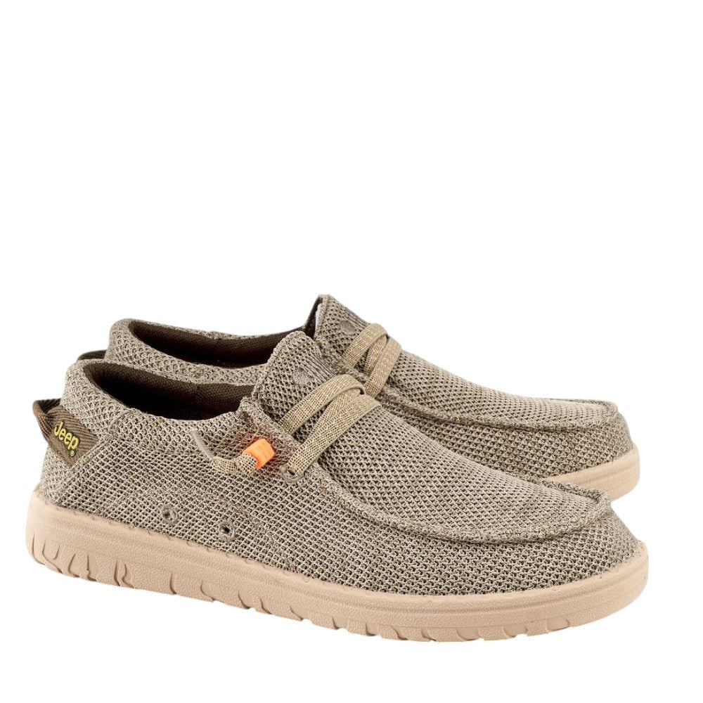 JEEP SAMOA WALLABEE KNIT Slip on 41-46 - ΧΑΚΙ φωτογραφία