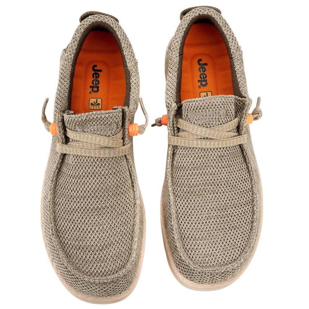 JEEP SAMOA WALLABEE KNIT Slip on 41-46 - ΧΑΚΙ φωτογραφία