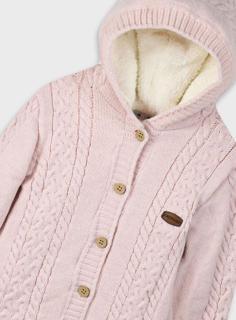 Βρεφική πλεκτή φόρμα εξόδου - ΒΑΝΙΛΙΑ 11-125571-0 φωτογραφία