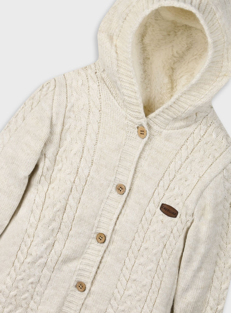 Βρεφική πλεκτή φόρμα εξόδου - ΒΑΝΙΛΙΑ 11-125571-0 φωτογραφία