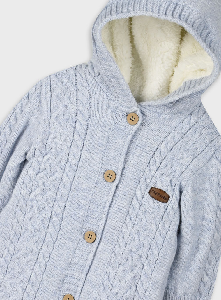 Βρεφική πλεκτή φόρμα εξόδου - ΒΑΝΙΛΙΑ 11-125571-0 φωτογραφία