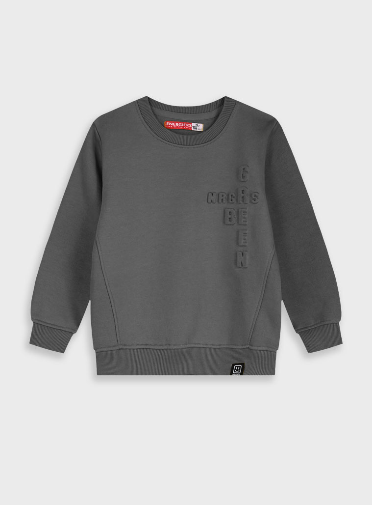 Μπλούζα φούτερ - 1 έτους, ΑΝΘΡΑΚΙ εικόνα 1