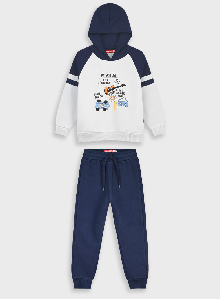 Φούτερ φόρμα με τύπωμα - 1 έτους, ΜΑΡΕΝ εικόνα 1