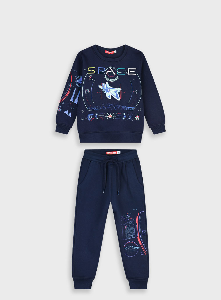 Φούτερ φόρμα με τύπωμα - 1 έτους, ΜΑΡΕΝ εικόνα 1